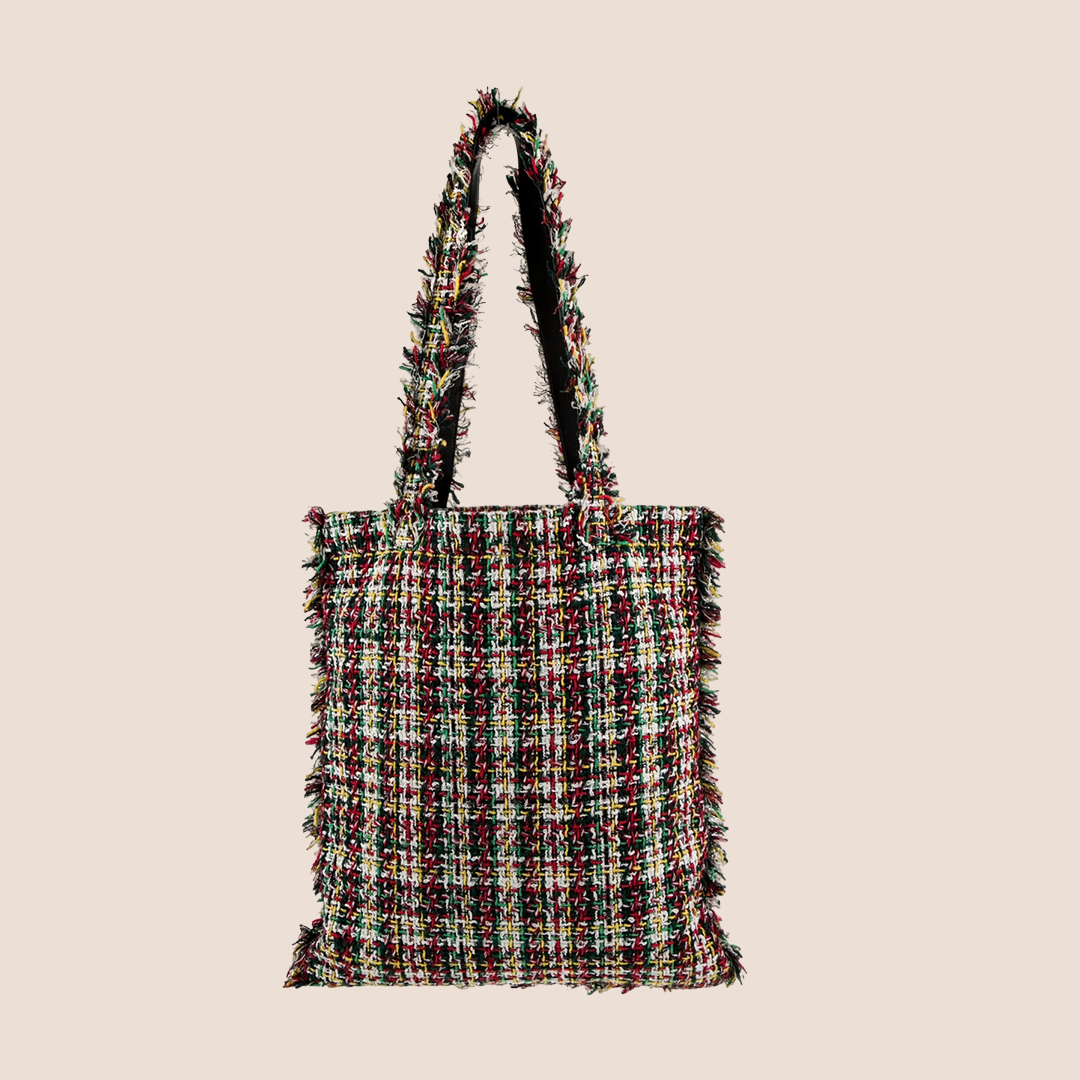 CHANEL 2017 TWEED NO. 5 TOTE BAG