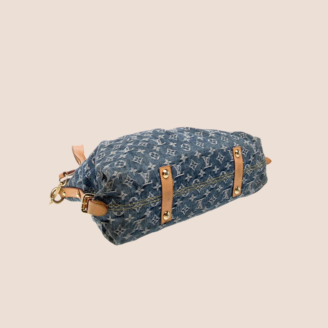 LOUIS VUITTON BLUE MONOGRAM DENIM NEO CABBY GM BAG