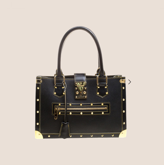 LOUIS VUITTON BLACK SUHALI LE FABULEUX BAG