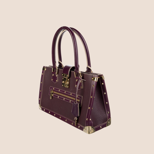 LOUIS VUITTON BURGUNDY SUHALI LE FABULEUX BAG
