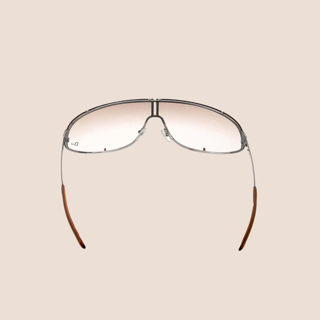 CHRISTIAN DIOR GOLD COSSACK GRADIENT SUNGLASSES