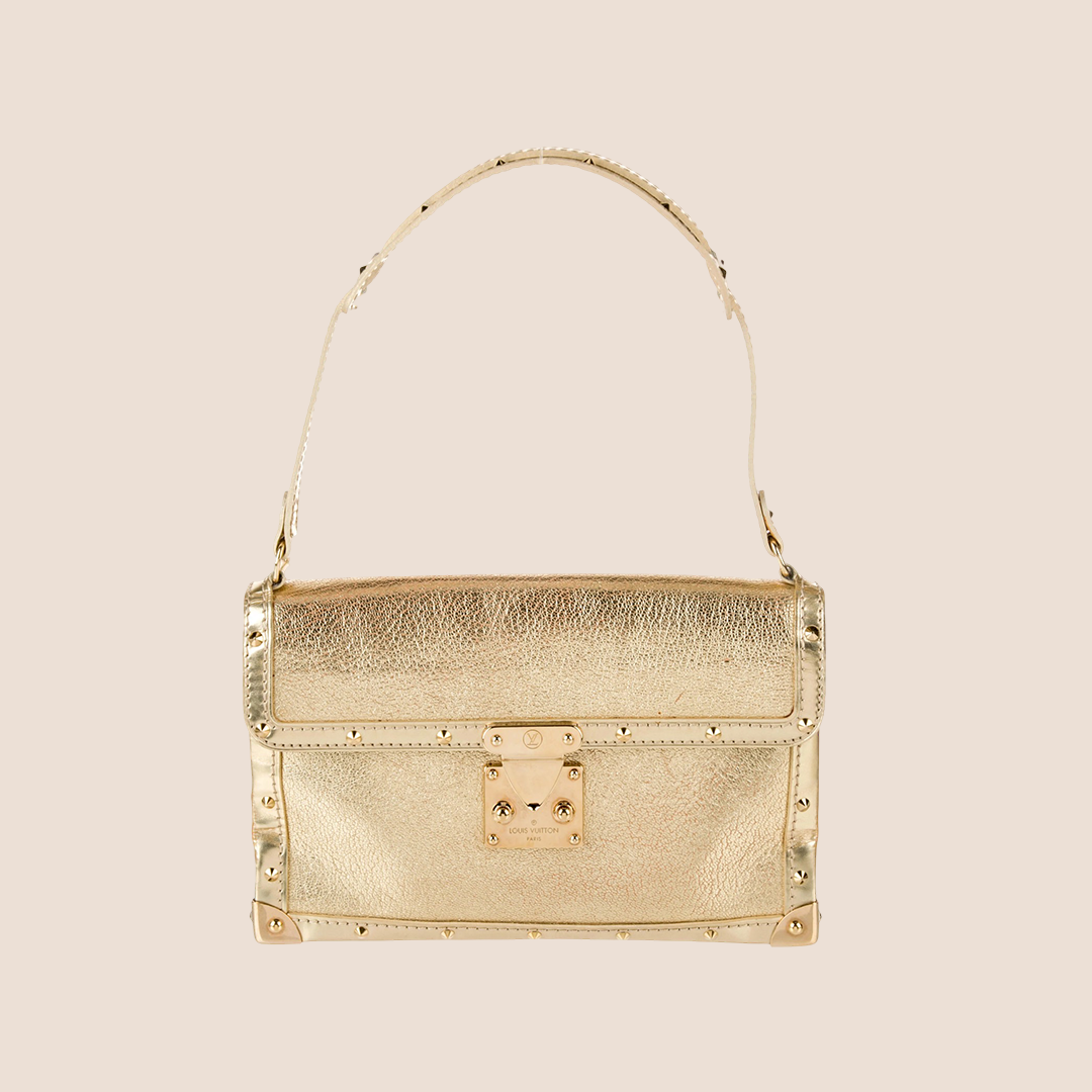 LOUIS VUITTON GOLD SUHALI L'AIMABLE BAG