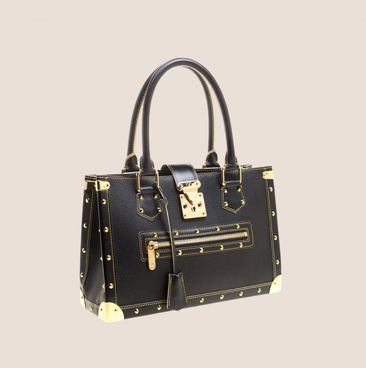 LOUIS VUITTON BLACK SUHALI LE FABULEUX BAG