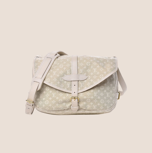LOUIS VUITTON MINI LIN SAUMUR DUNE BAG