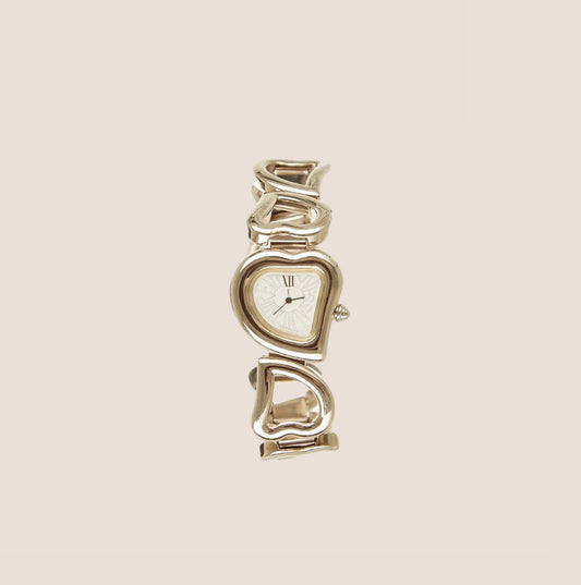 YVES SAINT LAURENT SILVER HEART WATCH