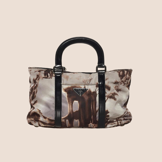 PRADA 2000 TIE DYE TESSSUTO HANDLE BAG