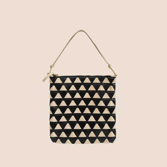MIU MIU 2000 TRIANGLE GEOMETRIC MINI BAG