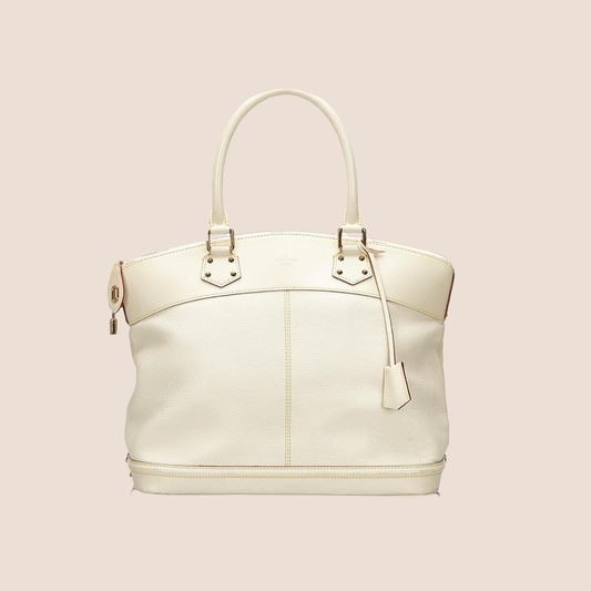 LOUIS VUITTON 2007 SUHALI LEATHER LOCKIT MM BAG