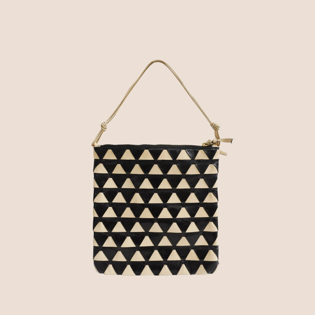 MIU MIU 2000 TRIANGLE GEOMETRIC MINI BAG
