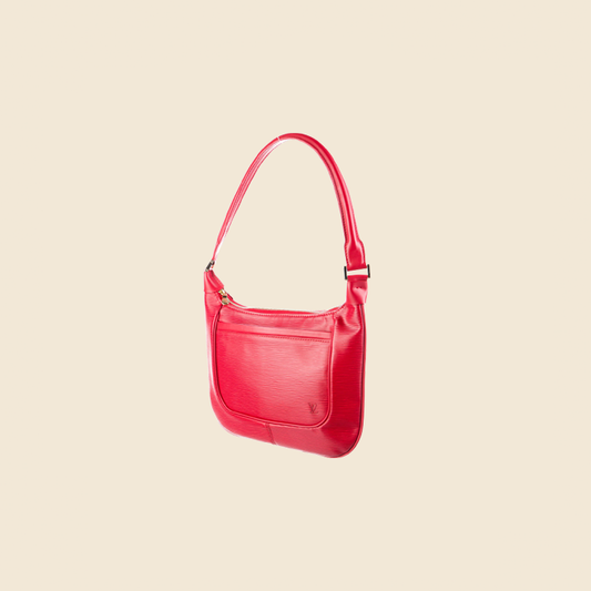 LOUIS VUITTON 2004 RED EPI MATSY SHOULDER BAG
