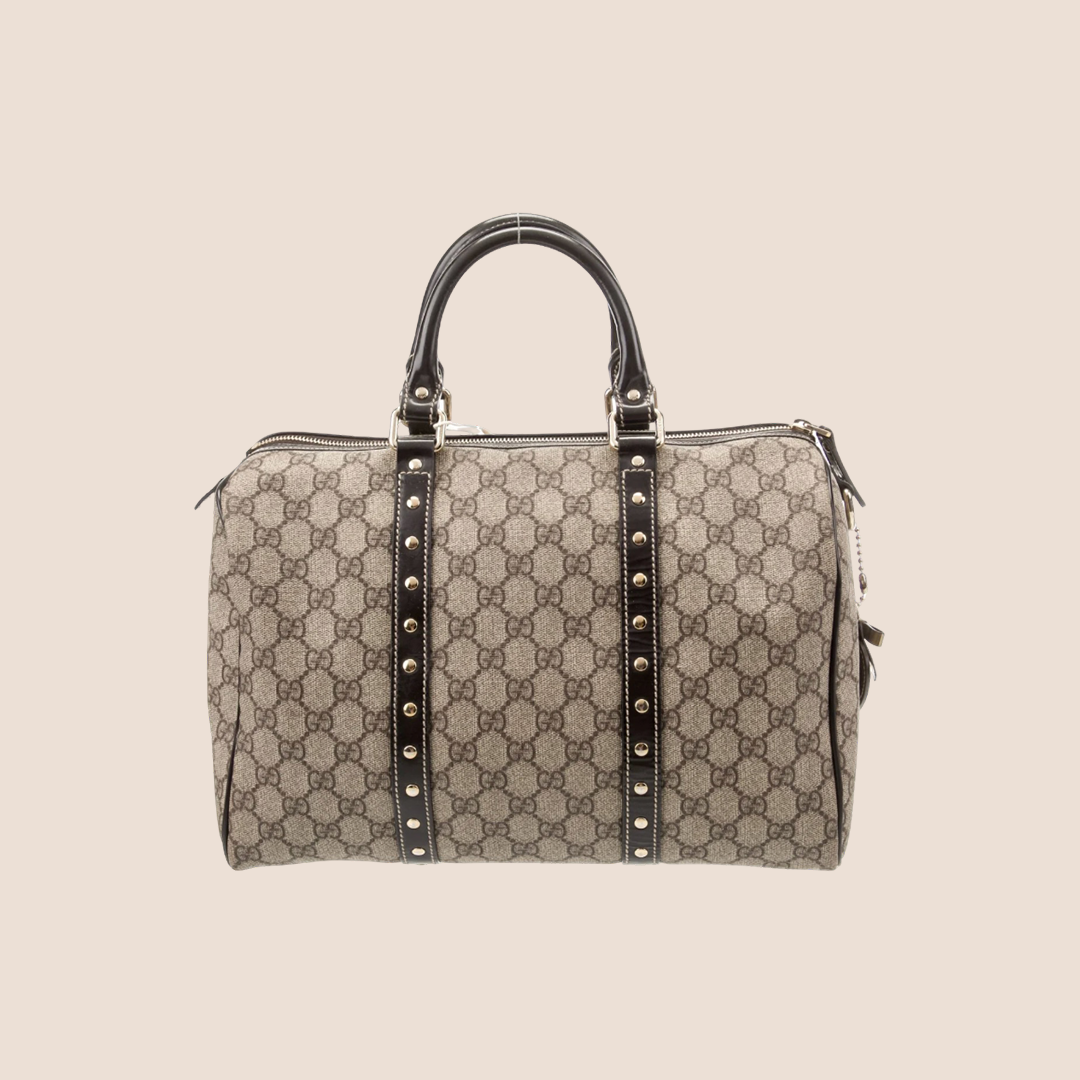 GUCCI GG SUPREME HEARTS JOY BOSTON BAG