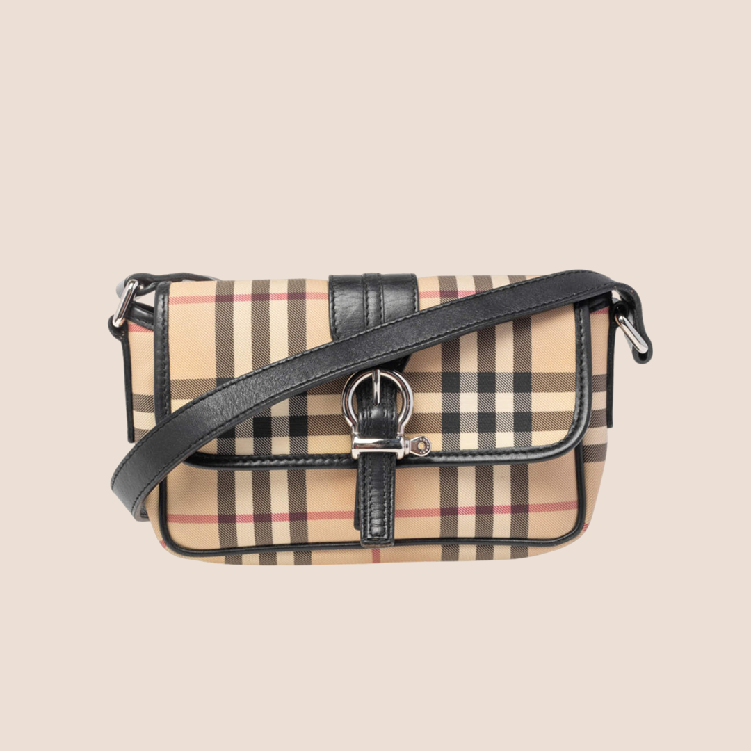 2/25まで専用です。　極美品！ ☆BURBERRY☆ ボディーバック BURBERRY NOVA CHECK BUCKLE CROSSBODY BAG – RDB
