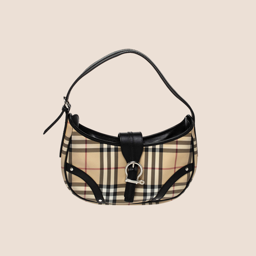 BURBERRY CHECK BUCKLE MINI SHOULDER BAG – RDB