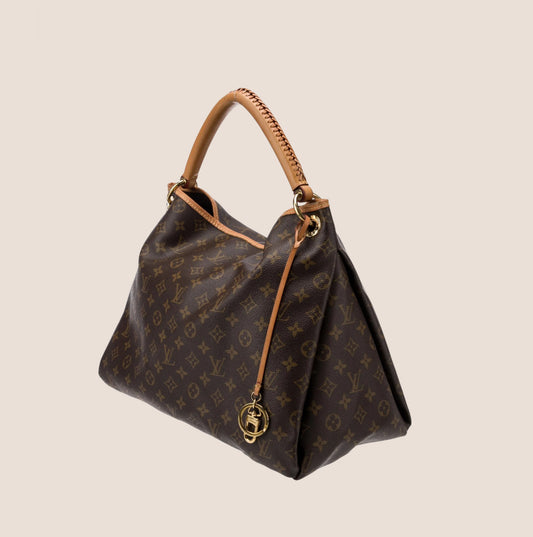 LOUIS VUITTON BROWN MONOGRAM ARTSY MM BAG