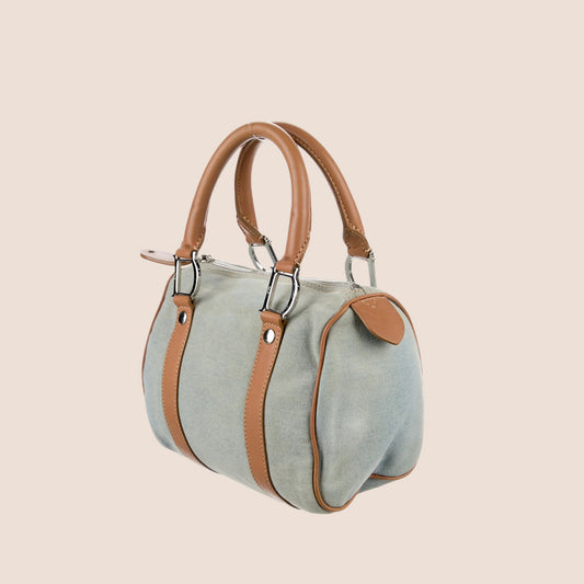 CHRISTIAN DIOR 2001 DENIM MINI BOSTON BAG