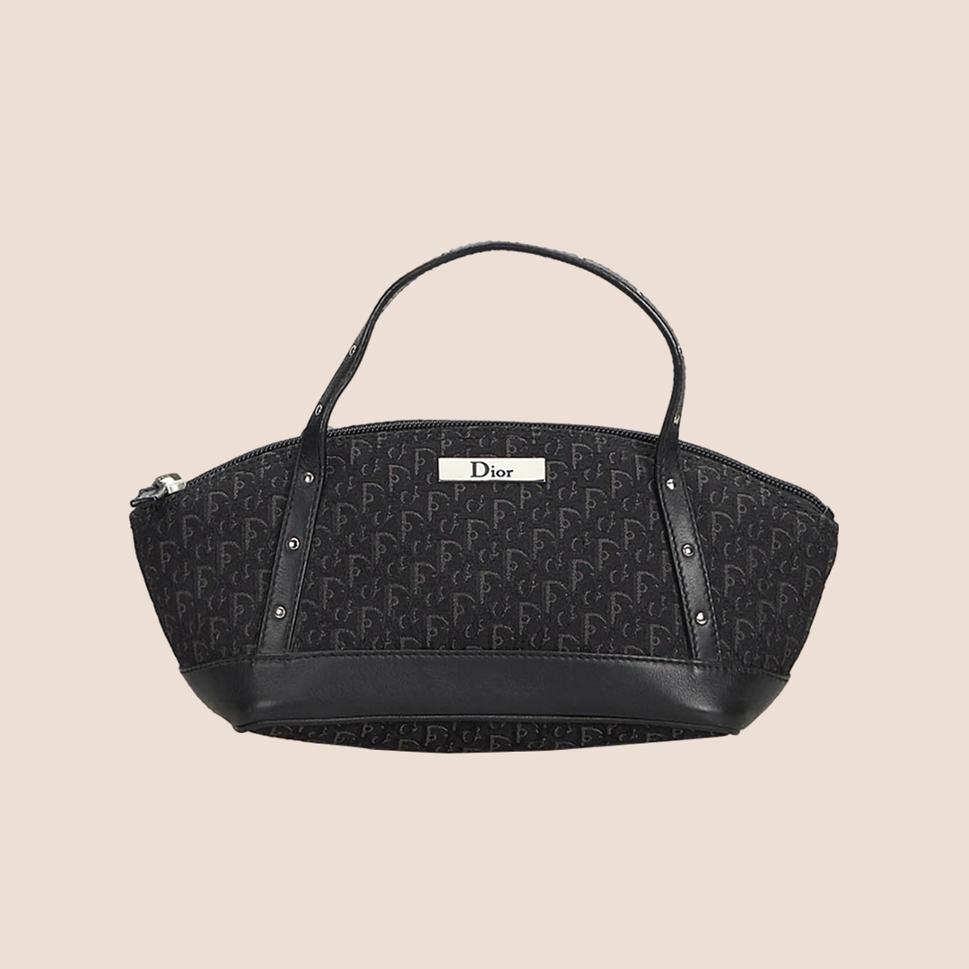 CHRISTIAN DIOR BLACK MINI TROTTER EVERYDAY BAG – RDB