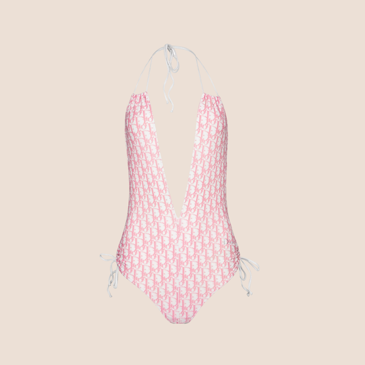CHRISTIAN DIOR 2004 DIORISSIMO PINK FLOWER SWIMSUIT