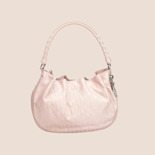 CHRISTIAN DIOR PINK DIORISSIMO LOVELY CHARM HOBO BAG
