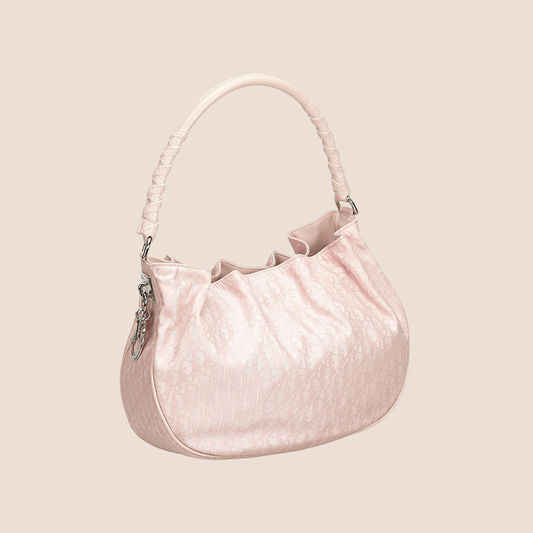 CHRISTIAN DIOR PINK DIORISSIMO LOVELY CHARM HOBO BAG