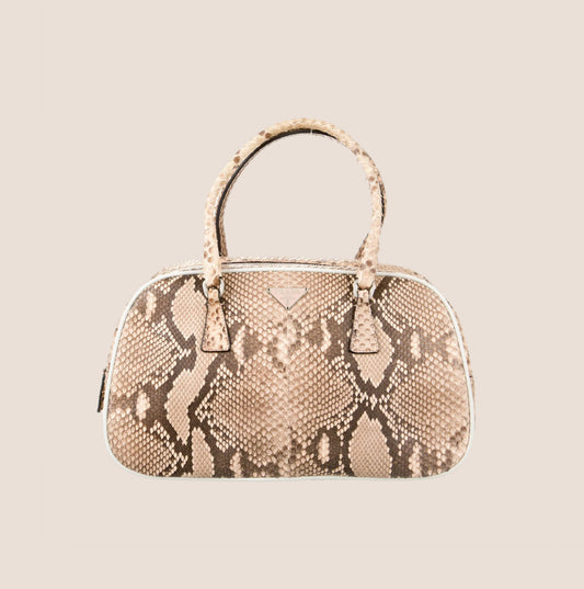 PRADA PYTHON SPORT BAULETTO BAG