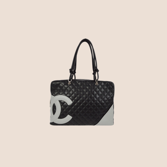 CHANEL 2005 CAMBON LARGE TOTE