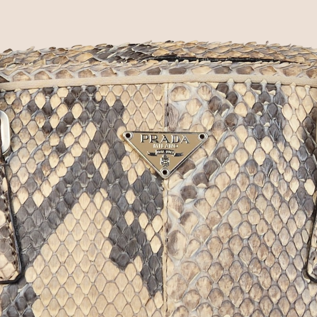 PRADA PYTHON SPORT BAULETTO BAG