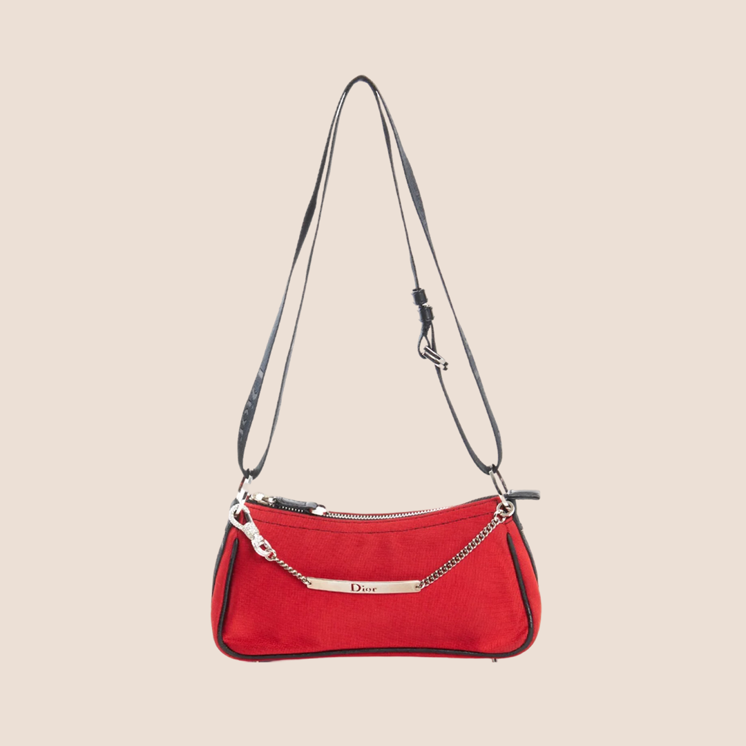 CHRISTIAN DIOR RED HARCORE CROSSBODY BAG – RDB