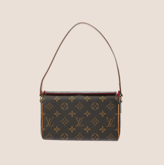 LOUIS VUITTON 2002 BROWN MONOGRAM RECITAL BAG