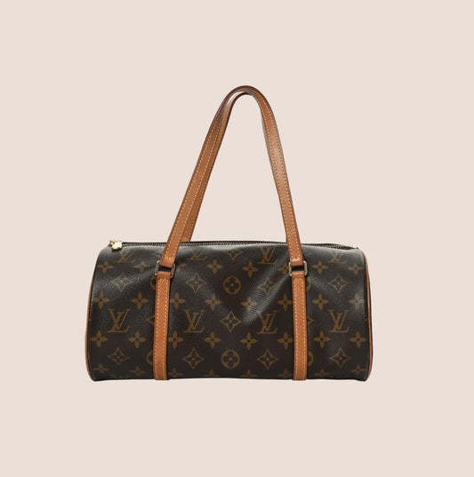 LOUIS VUITTON BROWN MONOGRAM PAPILLON BAG
