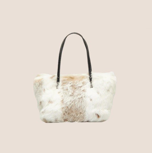FENDI 2000 FUR TOTE BAG