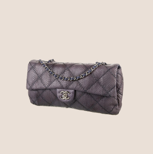 CHANEL ULTIMATE STITCH PYTHON FLAP BAG