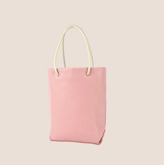 CHANEL 2008 PINK LEATHER ESSENTIAL TOTE BAG