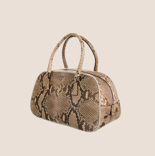 PRADA PYTHON SPORT BAULETTO BAG