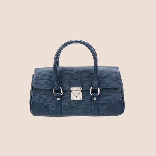 LOUIS VUTTON 2005 BLUE LEATHER EPI SEGUR BAG