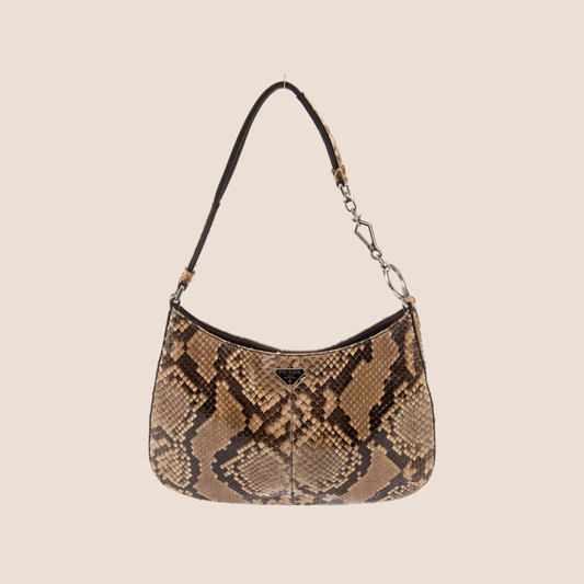 PRADA 2000 PITONE SHOULDER BAG