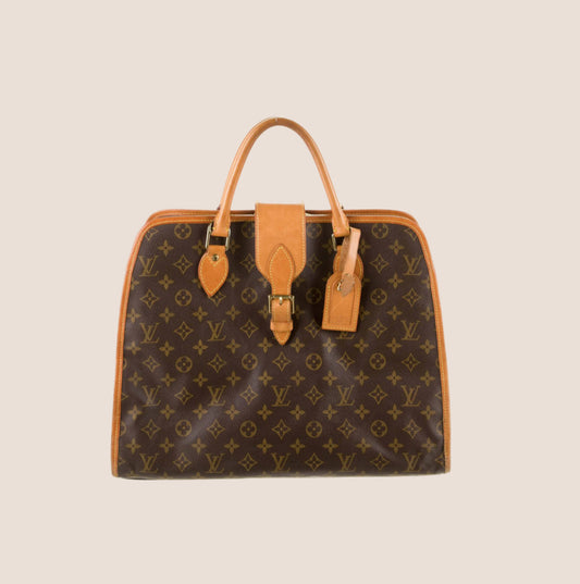 LOUIS VUITTON BROWN MONOGRAM RIVOLI TOTE BAG