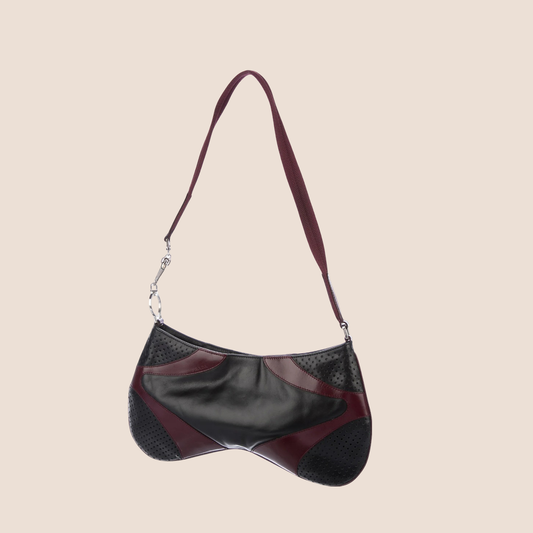 PRADA BLACK VITELLO DRIVE SHOULDER BAG