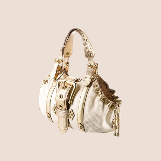 LOUIS VUITTON THEDA MP WHITE MULTICOLOUR MONOGRAM CANVAS HAND BAG