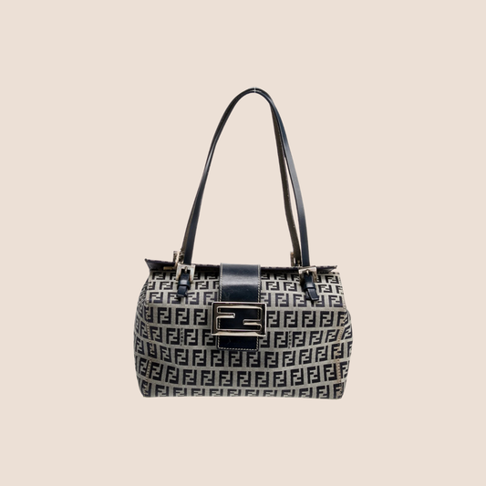 FENDI 2000 ZUCCHINO BOULDER FLAP BAG