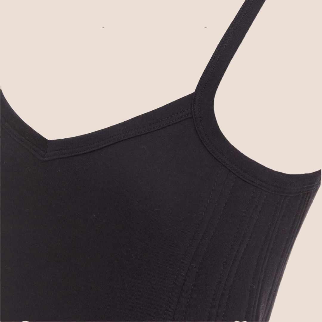 CHANEL 2004 BLACK CC LOGO TENNIS DRESS