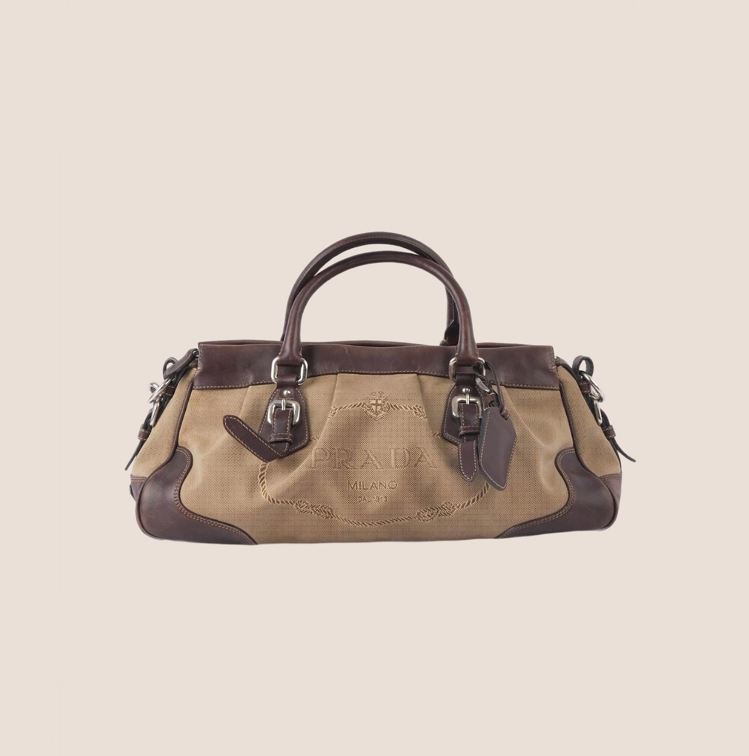 archive PRADA カナパ チェルニエーラ ドクターバッグ Y2K Vintage 