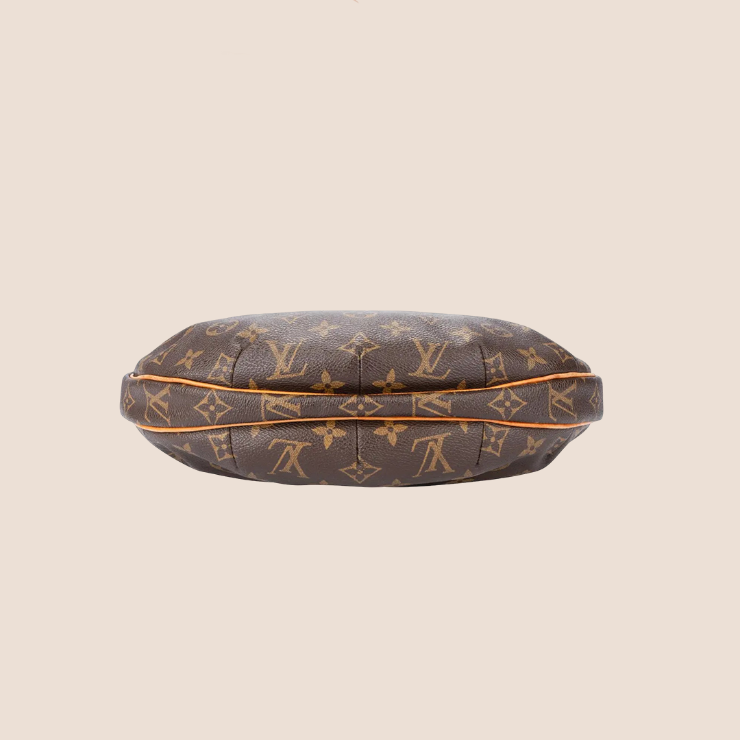 LOUIS VUITTON BROWN MONOGRAM CROISSANT MM BAG