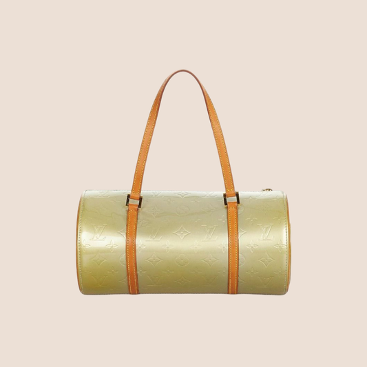 LOUIS VUITTON MINT VERNIS MONOGRAM PAPILLON BAG