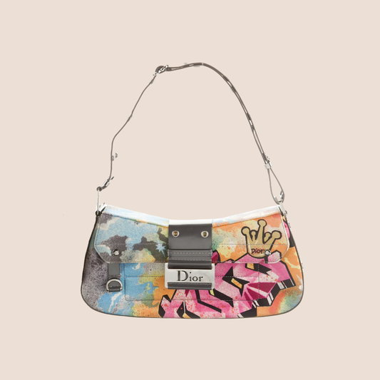 CHRISTIAN DIOR 2004 KAOS STREET CHIC COLUMBUS SHOULDER BAG