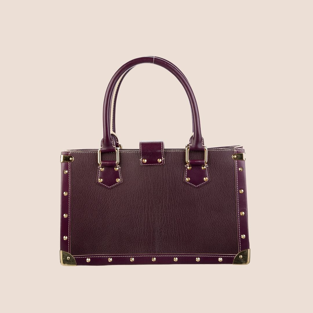 LOUIS VUITTON BURGUNDY SUHALI LE FABULEUX BAG