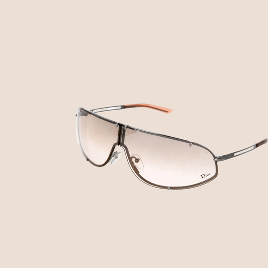 CHRISTIAN DIOR GOLD COSSACK GRADIENT SUNGLASSES