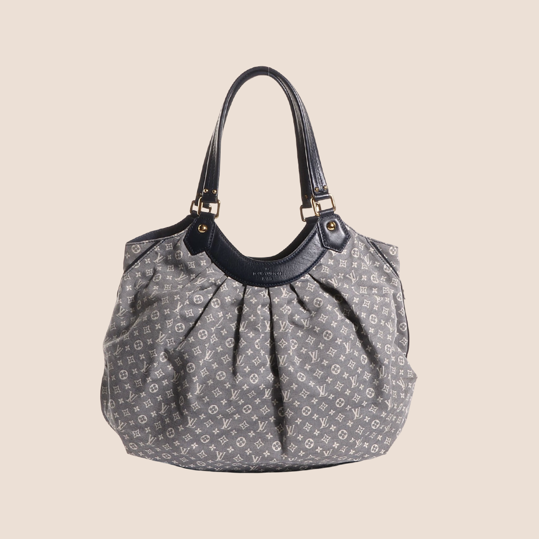 LOUIS VUITTON NAVY & GREY MONOGRAM IDYLLE FANTASIE BAG