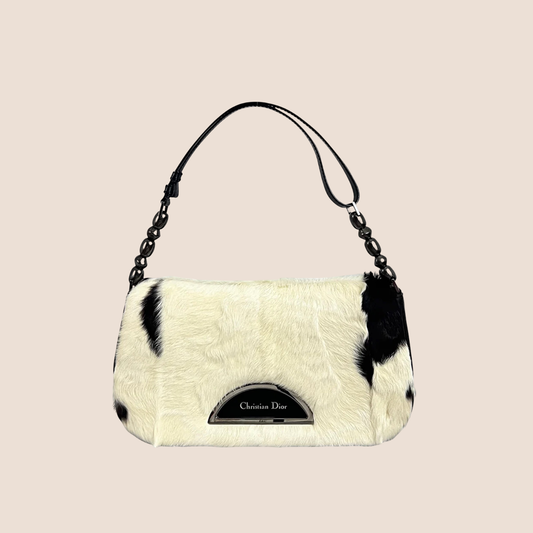 CHRISTIAN DIOR 2004 COW PRINT MALICE BAG