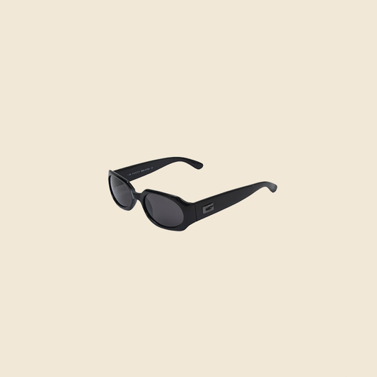 GUCCI 90s BLACK RECTANGLE SUNGLASSES