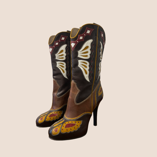 D&G 2000 WESTERN COWBOY BOOTS